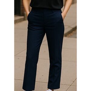 Ytuieky Size 8 Short Women’s Blue Business Career Wear Boot Cut Work Dress Pants
